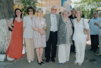 Н.С. Израйлит , Л.М.Амелина, Л.Рюмина и гости фестиваля , 2005г.